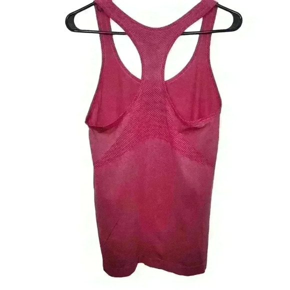 Under armour women's pink racerback tank top size small - Picture 2 of 7